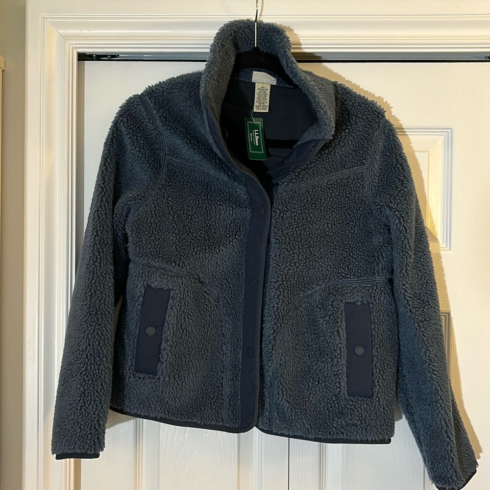 LL Bean fleece jacket.